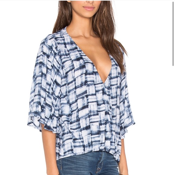 BB Dakota Blue Blouse - Picture 2 of 8